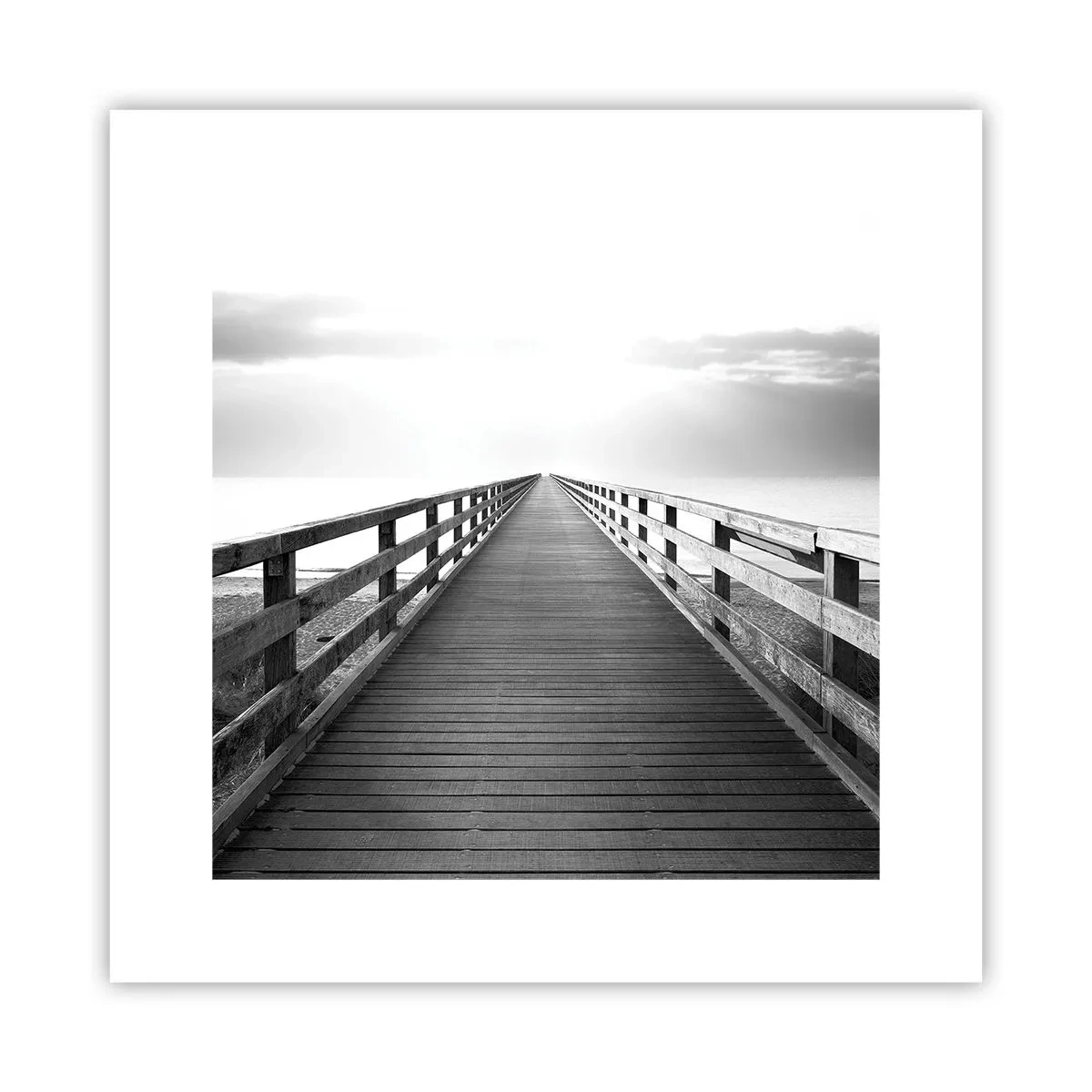 Poster - In de verte ... - 30x30 cm