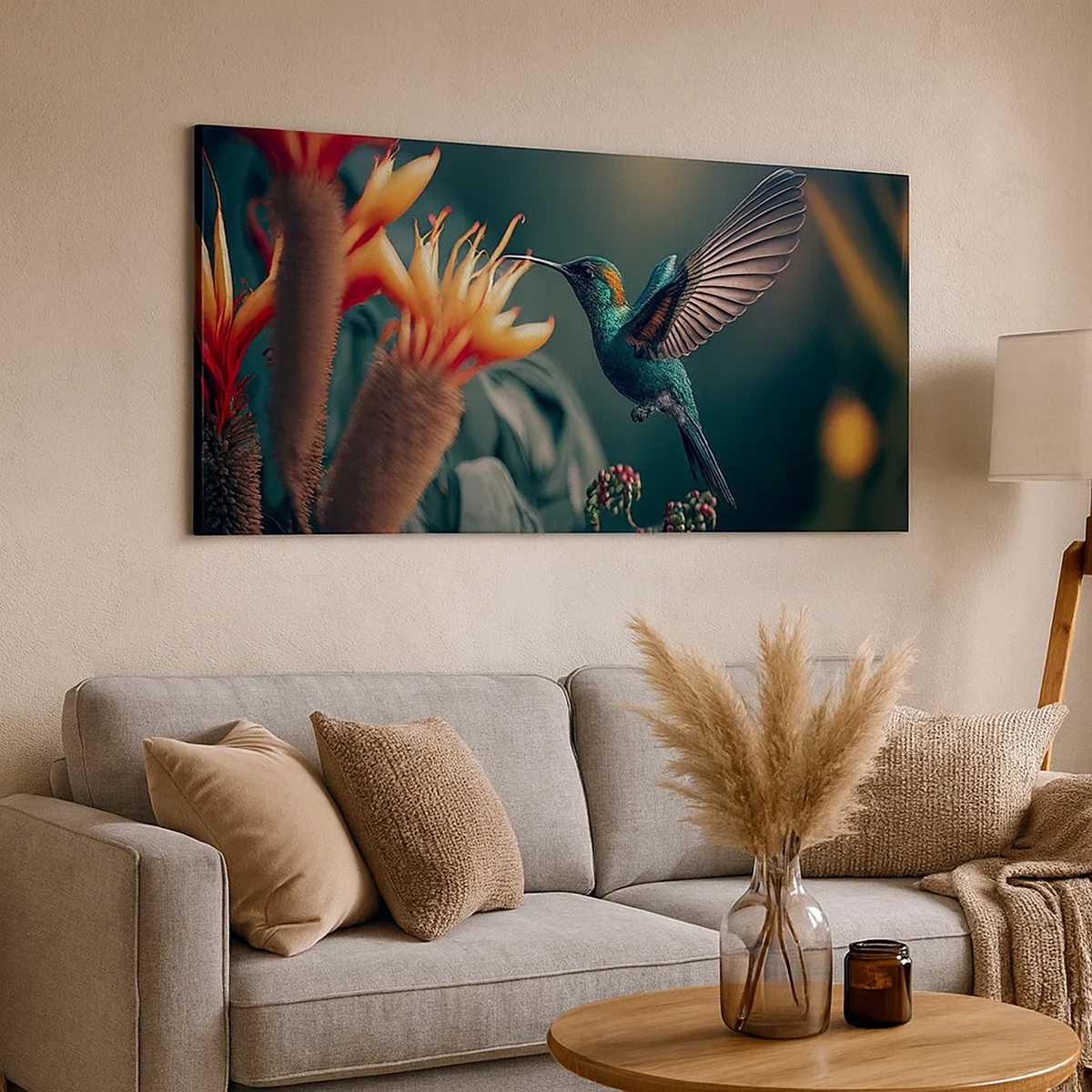 Schilderen op canvas - een werkelijk kleurrijk leven - 30x30 cm