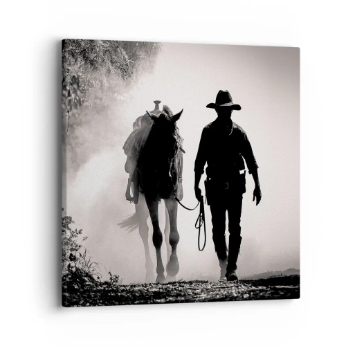 Schilderen op canvas - Texas ochtend - 40x40 cm