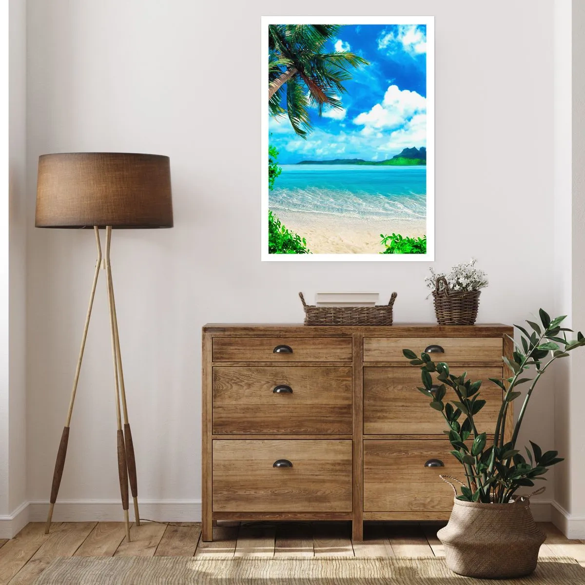 Poster - Het azuur van de tropen - 30x40 cm