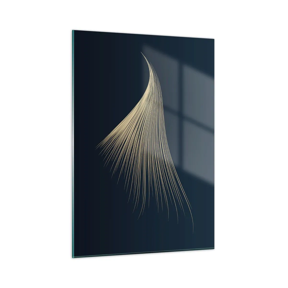 Schilderen op glas - Als het haar van een engel - 50x70 cm