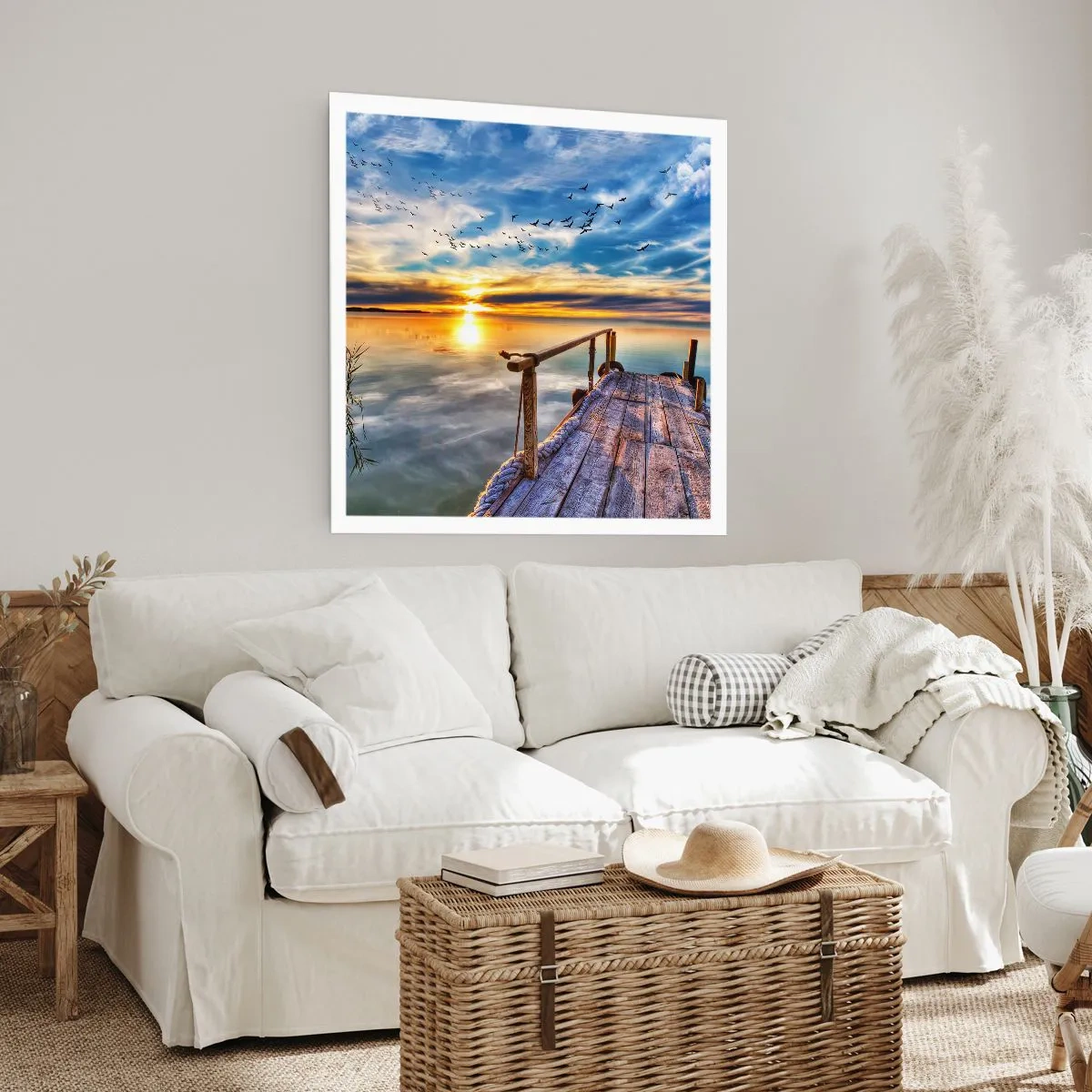 Poster - De wind gaat rusten - 40x40 cm