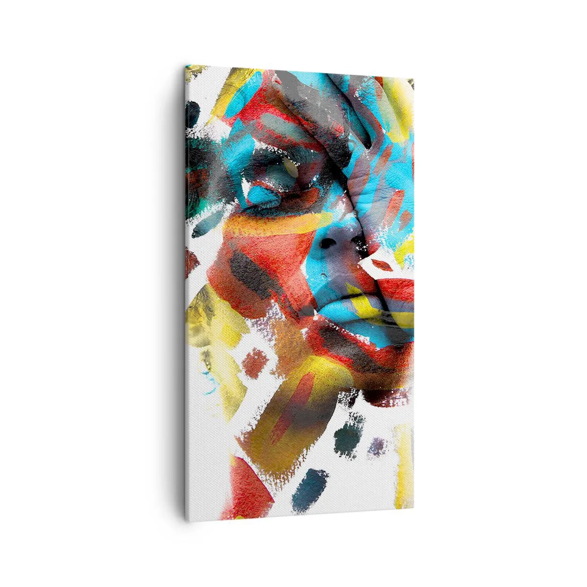 Schilderen op canvas - Een kleurrijke persoonlijkheid - 45x80 cm