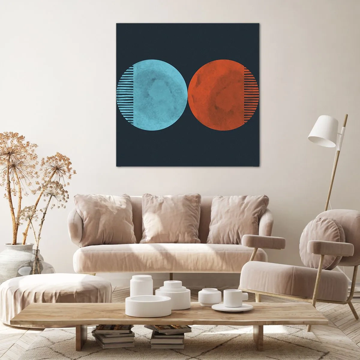 Schilderen op canvas - Alleen geometrie? - 60x60 cm