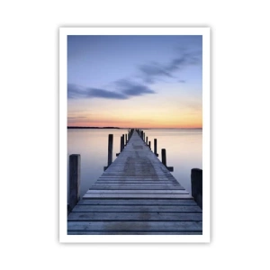 Poster - De rust van een serene schemering - 70x100 cm