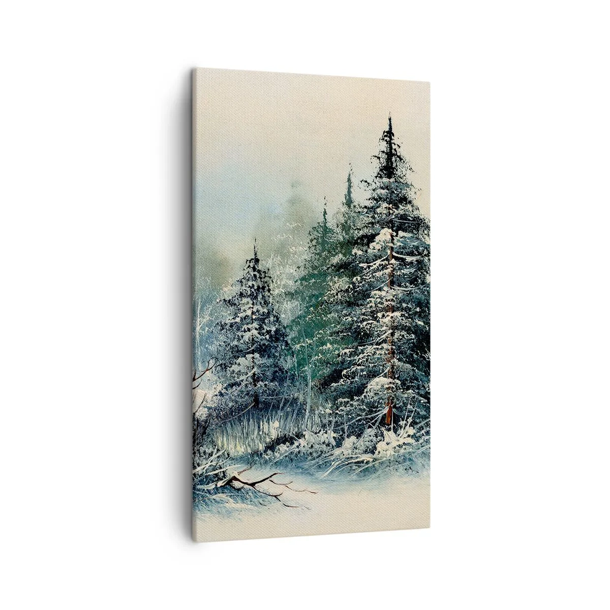 Schilderen op canvas - Klaar voor kerst - 45x80 cm