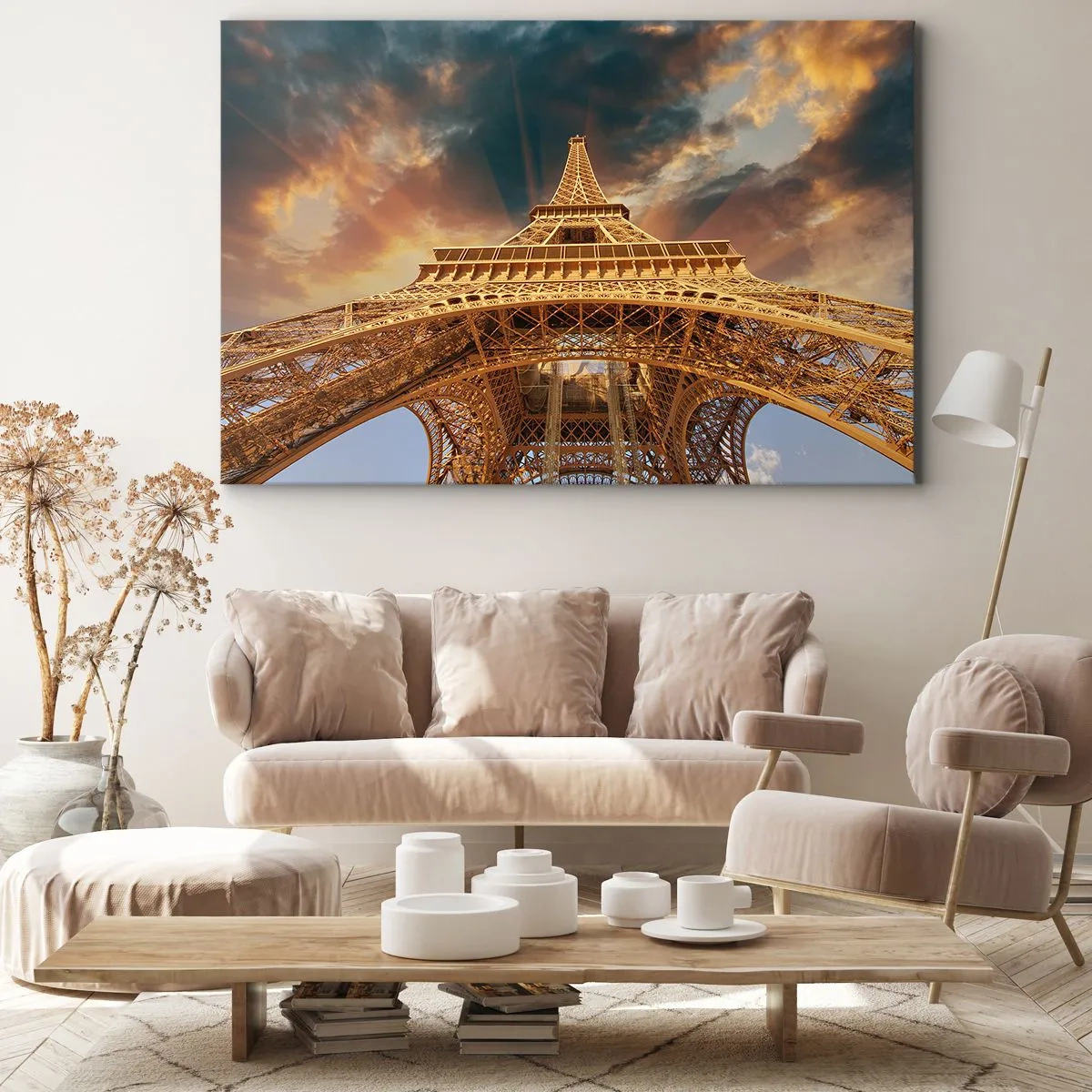 Schilderen op canvas - Hoe de mensheid de hemel bereikte - 120x80 cm