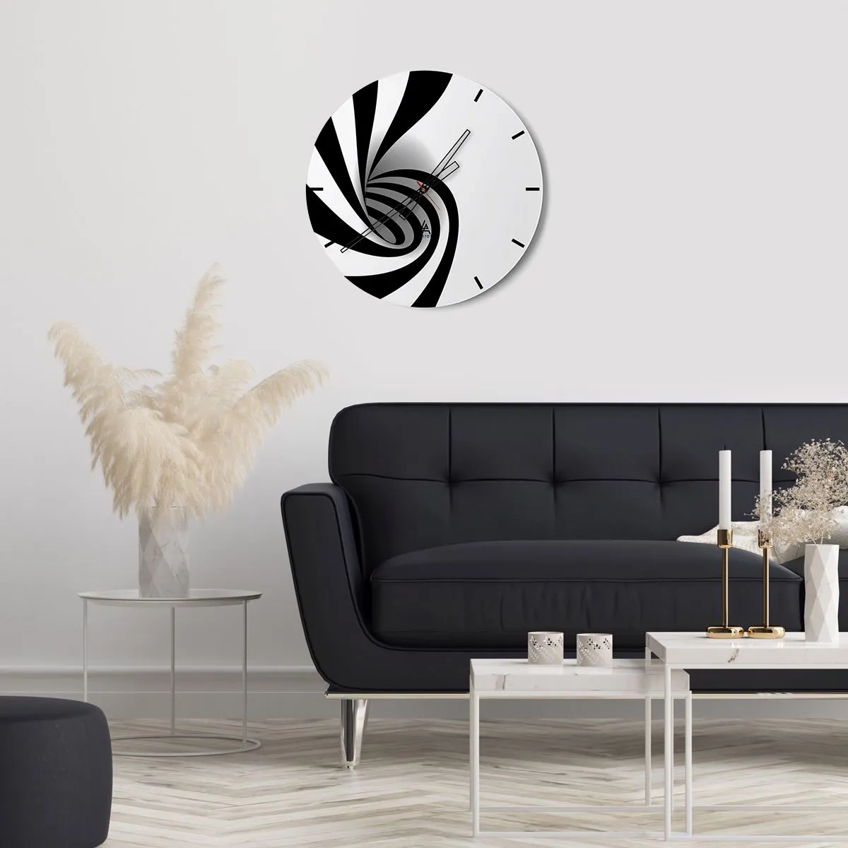 Wandklok - Klok - En toch draait het - 40x40 cm