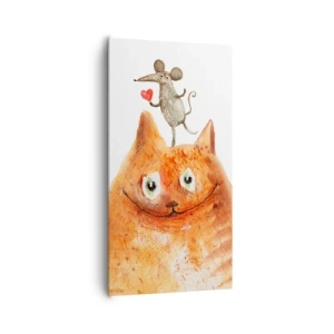 Schilderen op canvas - De paradoxen van de liefde - 65x120 cm