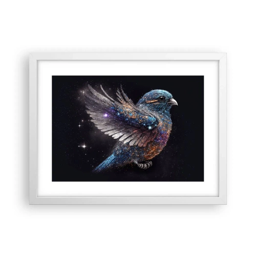 Poster in een witte lijst - Diamant mus - 40x30 cm