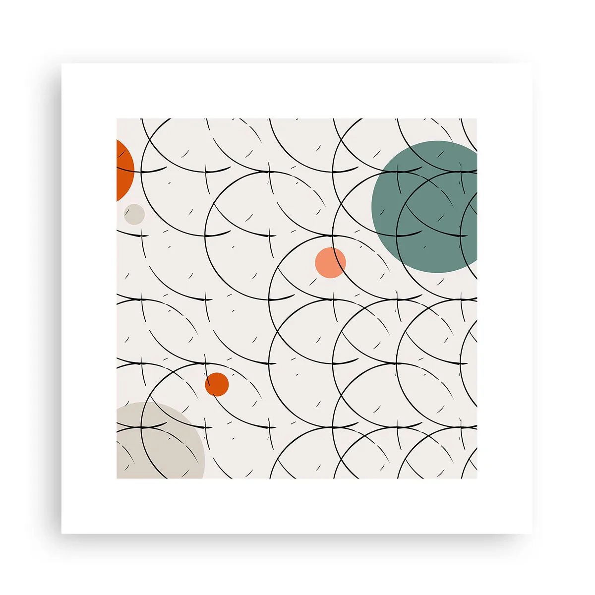 Poster - In de pop-art-sfeer - 30x30 cm