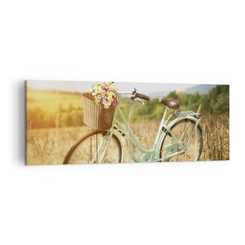 Schilderen op canvas - Ik blijf hier nog even - 140x50 cm