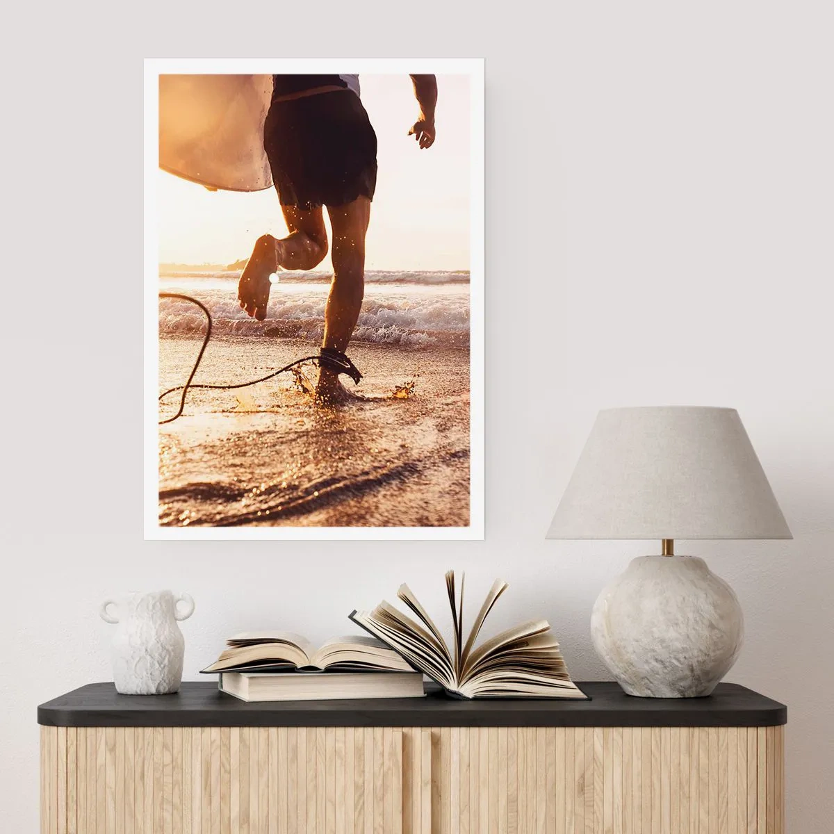 Poster - Om de golf te ontmoeten - 50x70 cm