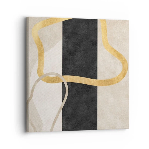 Schilderen op canvas - Verwarde vormen - 30x30 cm