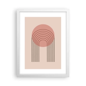 Poster in een witte lijst - Onweerstaanbare aantrekkingskracht - 30x40 cm