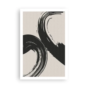 Poster - Vegend en cirkevormig - 61x91 cm