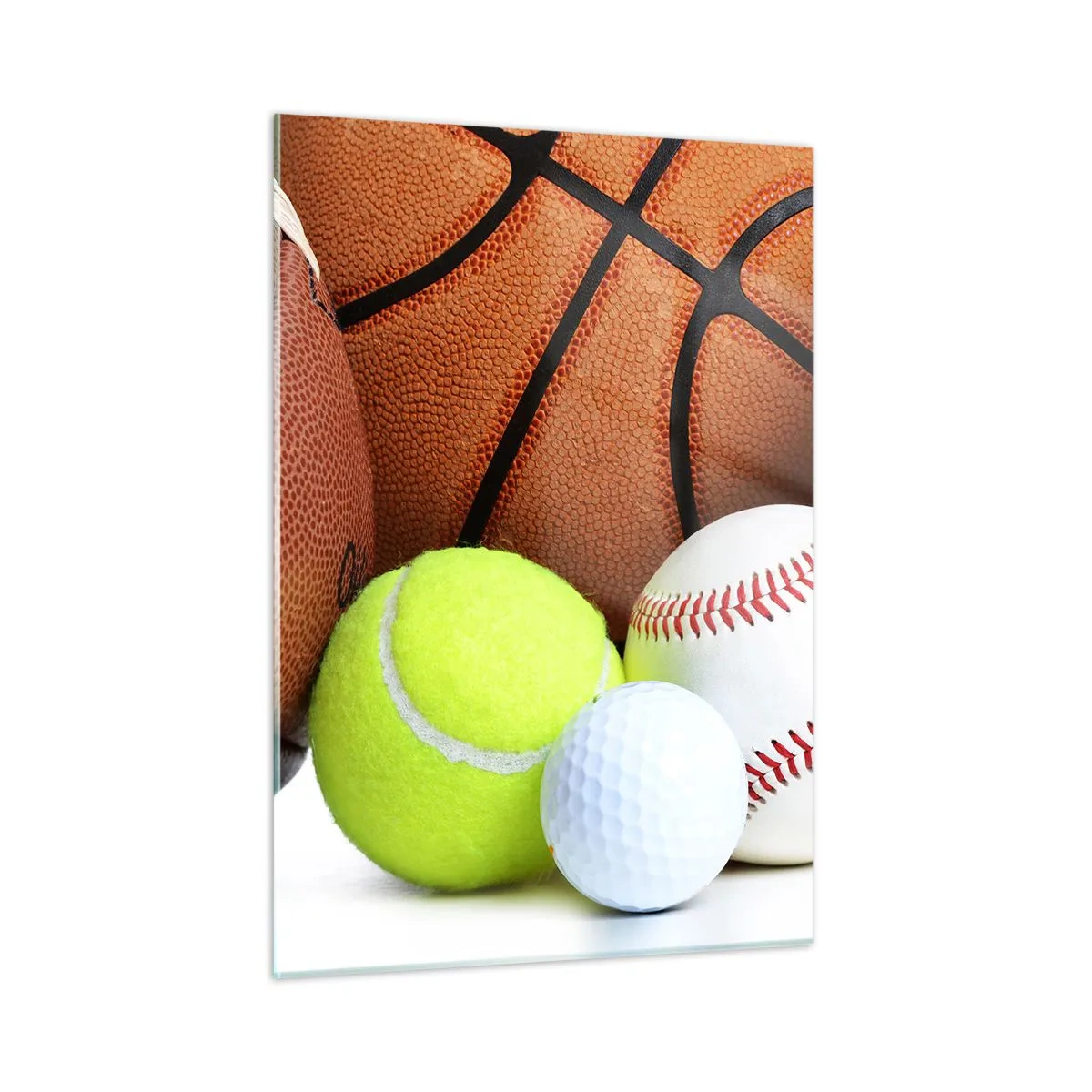 Schilderen op glas - Voetbal verbindt ons! - 50x70 cm