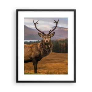 Poster in een zwarte lijst - De majesteit van de natuur - 40x50 cm