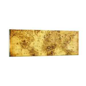 Schilderen op glas - Hoe vreemd os deze wereld  - 90x30 cm