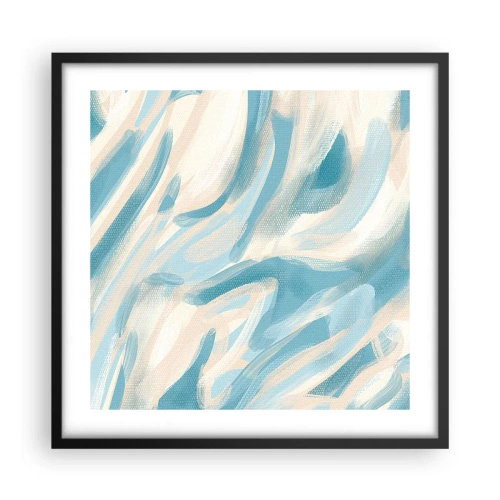 Poster in een zwarte lijst - Lente briesjes - 50x50 cm