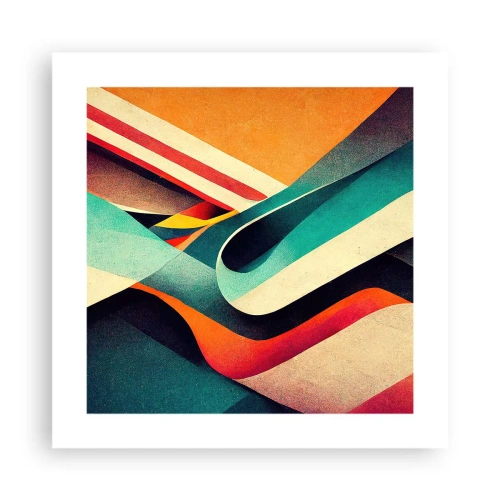 Poster - Intensieve compositie - 40x40 cm