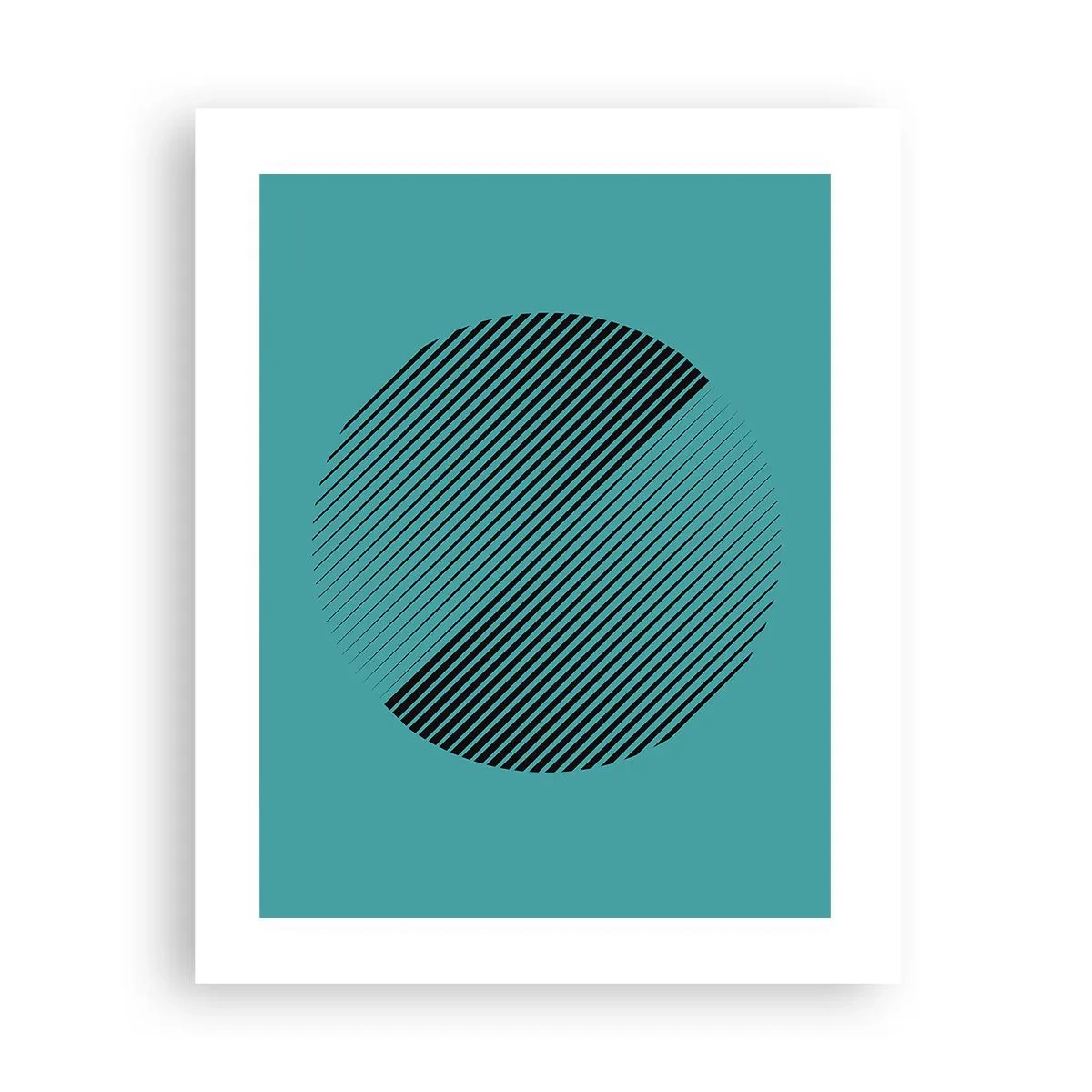 Poster - Cirkel – een geometrische variatie - 40x50 cm