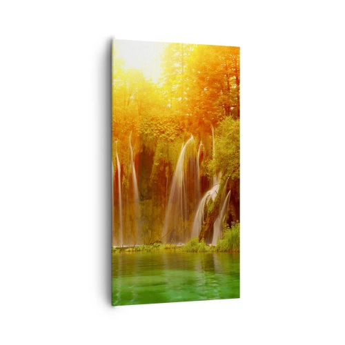 Schilderen op canvas - In de zon en in de schaduw - 65x120 cm