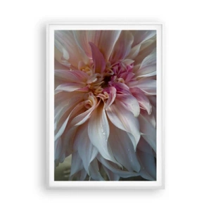 Poster in een witte lijst - Bloeiende frisheid - 70x100 cm