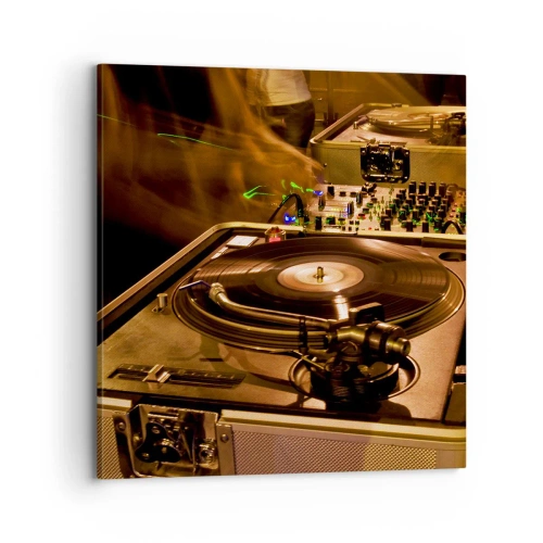 Schilderen op canvas - Voel je de kracht? - 70x70 cm