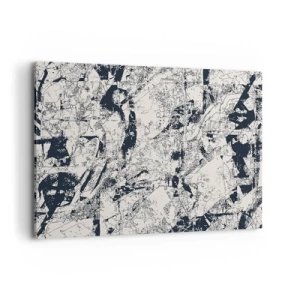 Schilderen op canvas - Interpenetratie van tegenstellingen - 100x70 cm