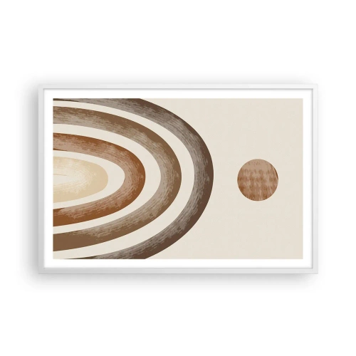 Poster in een witte lijst - In een sterrenstelsel ver, ver weg - 91x61 cm