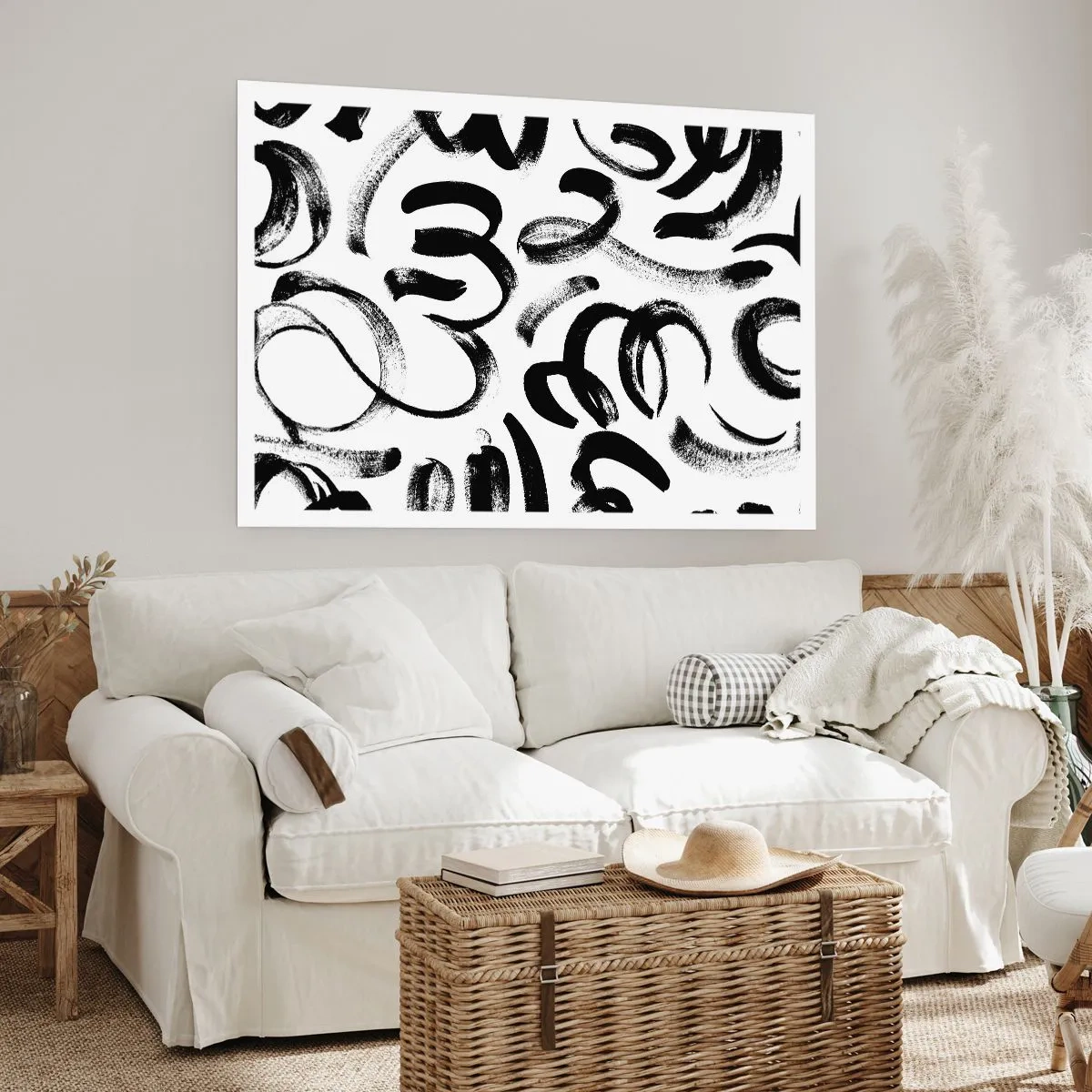 Poster - Zwart op wit - 50x40 cm