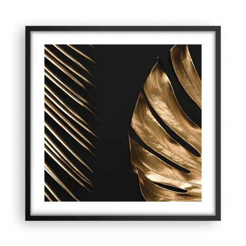 Poster in een zwarte lijst - Anders en net zo duur - 50x50 cm