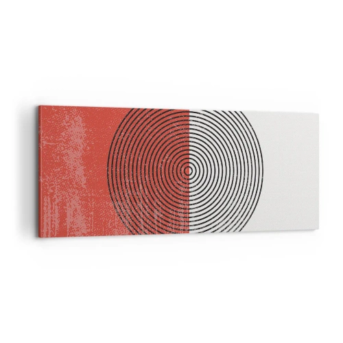 Schilderen op canvas - Op de kop geslagen - 100x40 cm