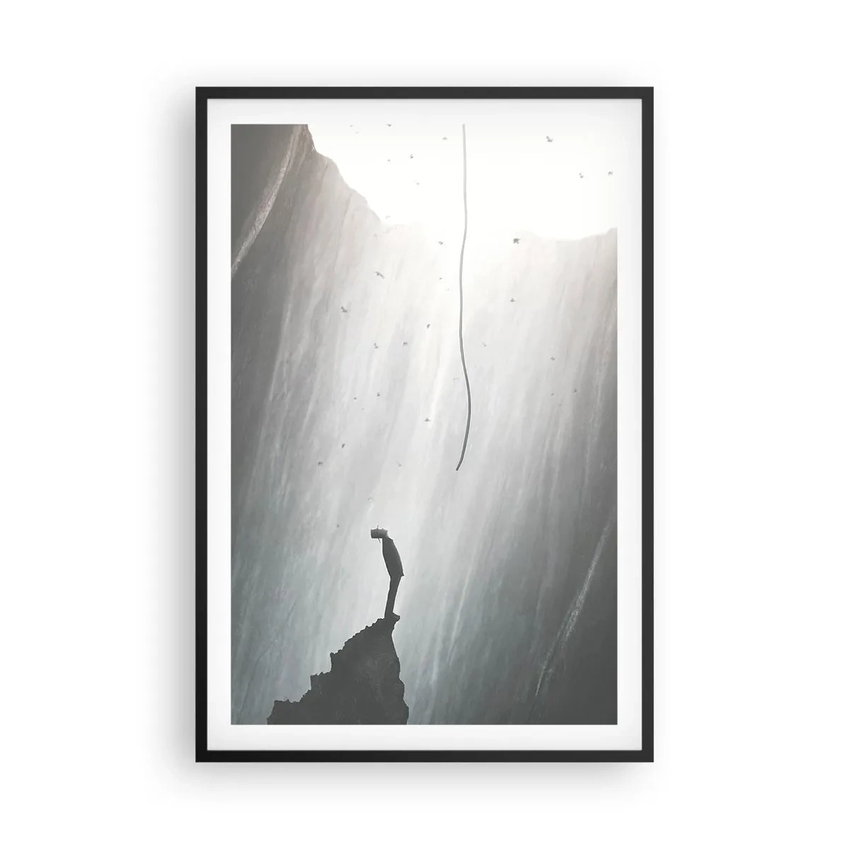Poster in een zwarte lijst - Er is altijd een uitweg - 61x91 cm