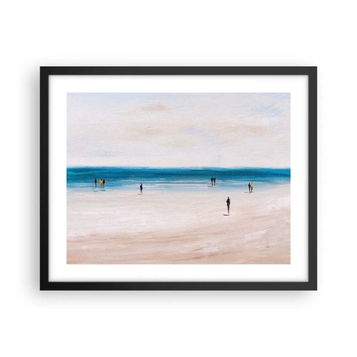 Poster in een zwarte lijst - Een natuurlijke behoefte - 50x40 cm