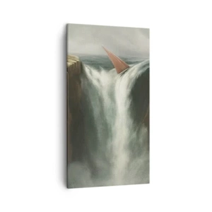 Schilderen op canvas - Een waarschuwing voor het leven - 45x80 cm