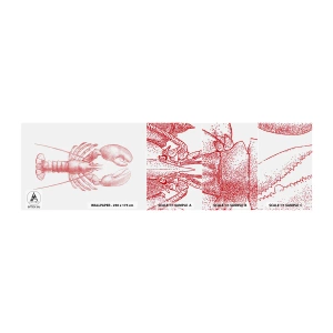 Fotobehang Monster Zelfklevend Deluxe Sticker - Een kreeft waardig Homer - Kreeft, Zeevruchten, Schelpdieren - 100x30 cm