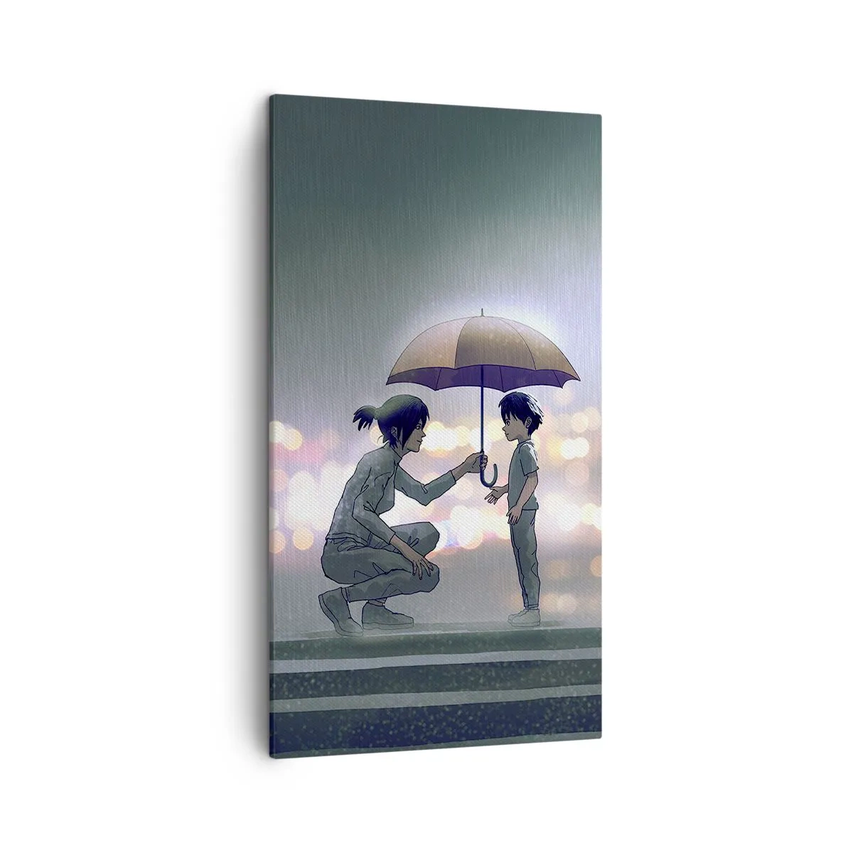 Schilderen op canvas - En het is goed nu - 45x80 cm
