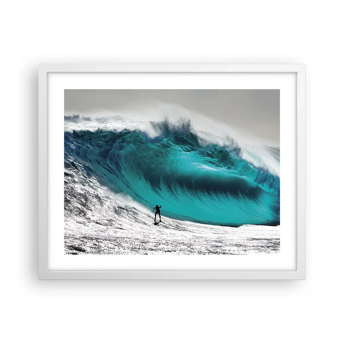 Poster in een witte lijst - Uitdaging aanvaard - 50x40 cm