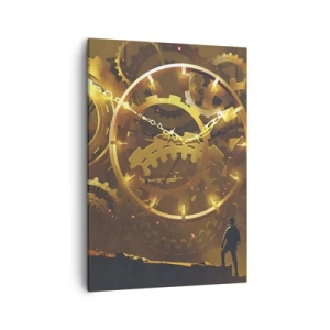 Schilderen op canvas - Aan de bron van de tijd - 50x70 cm