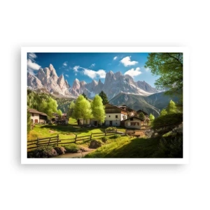 Poster - Alpine idylle - 100x70 cm