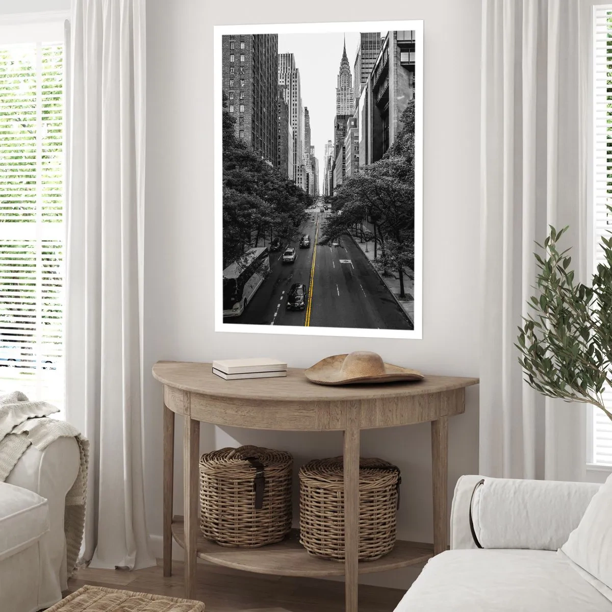 Poster - New York ochtend - 70x100 cm