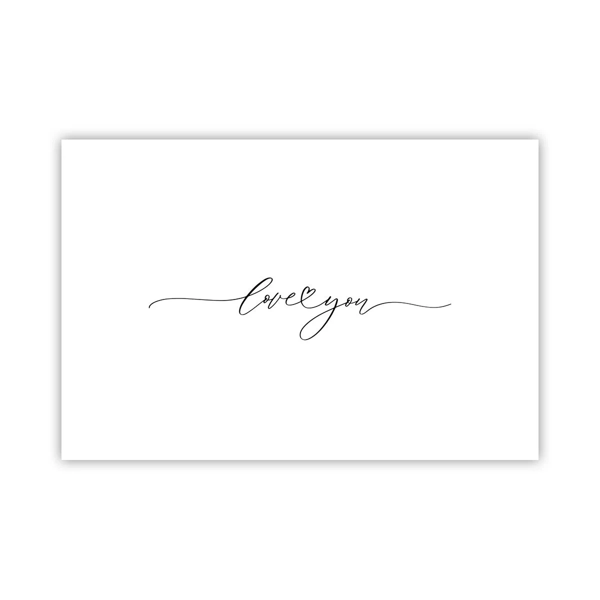 Poster - Zwart op wit - 91x61 cm