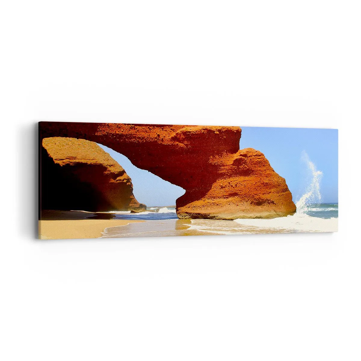 Schilderen op canvas - Water en wind  al duizen jaren - 90x30 cm