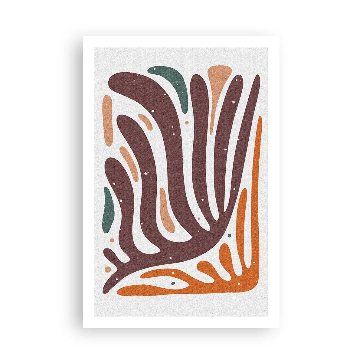 Poster - Stralende organische compositie - 61x91 cm