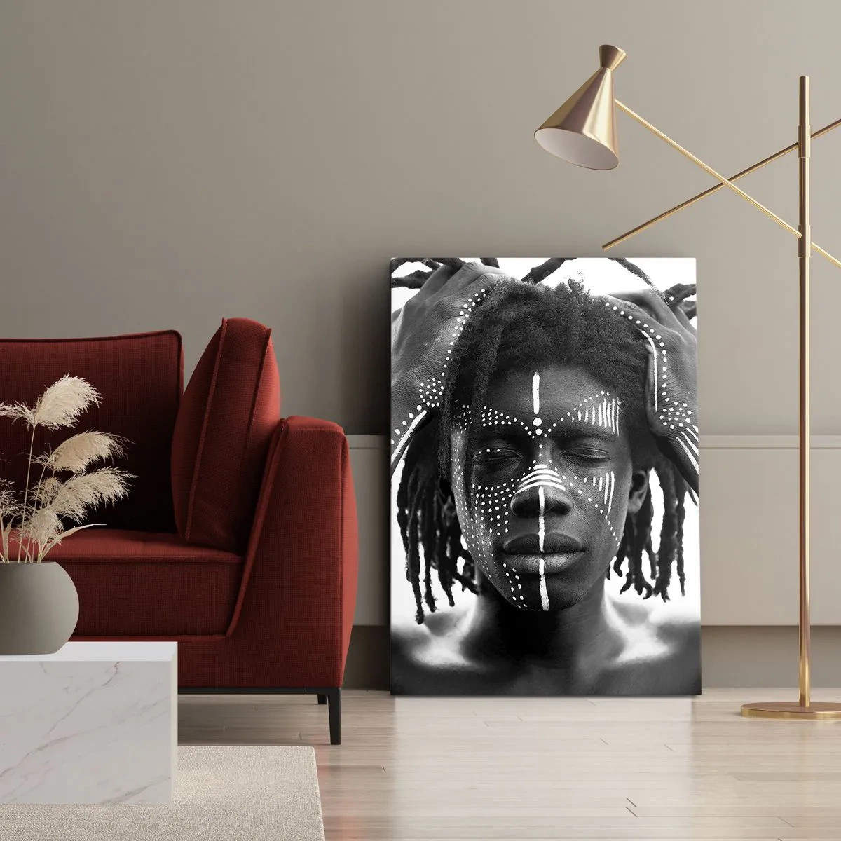 Schilderen op canvas - Waar ben je? - 70x100 cm