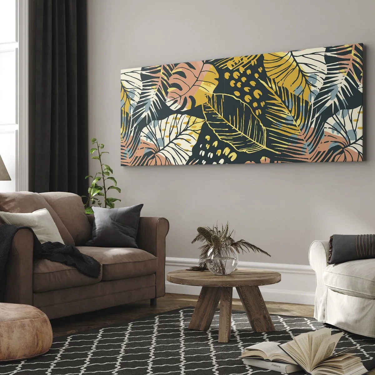 Schilderen op canvas - Lommerrijke fantasie - 160x50 cm
