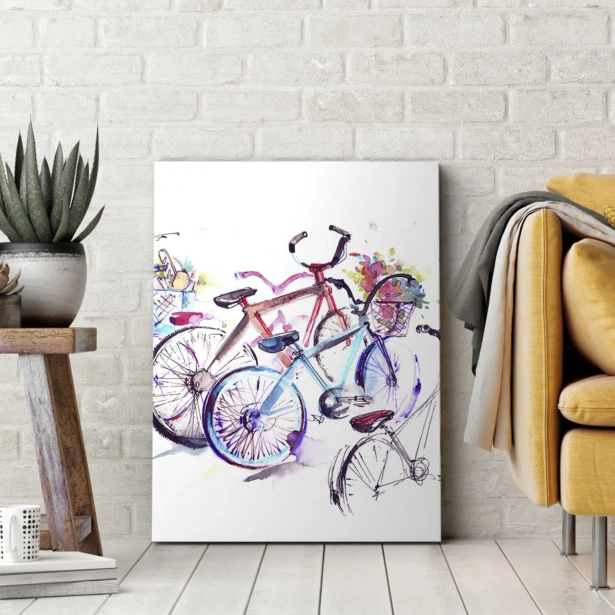 Schilderen op canvas - Congres van de Antymoto-club - 50x70 cm