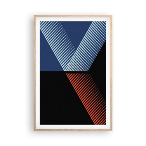 Een poster in een licht eiken lijst - Een eenvoudig verhaal - 61x91 cm